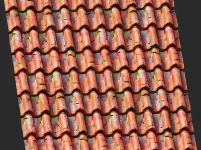 Stylized Roof Seamless Texture Texture