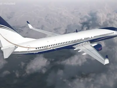  Boeing 737-900 Aircraft with Luxury Interior and Cockpit 