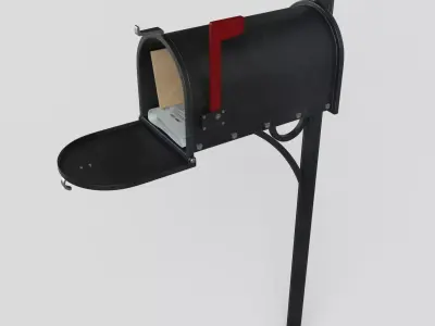 American Mailbox 3D model