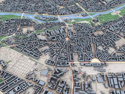 Munich City Germany 3D model