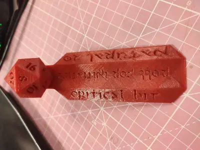 Dungeons and Dragons themed doorstopper ready for 3d printing 3D print model