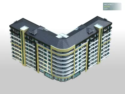 Architectural 3D Home Model  Low-poly 3D model