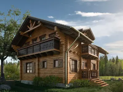 House Chalet 3D model