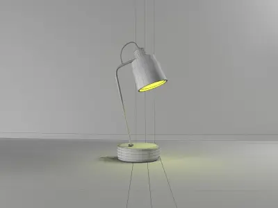 Classic Lamp Render Ready File 3D model