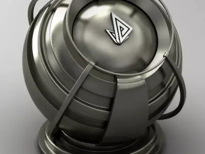 VRAY SHADER---METAL---Holmium Texture