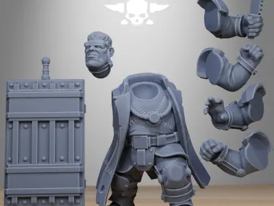 GrimGuard Mutantstein 3D print model