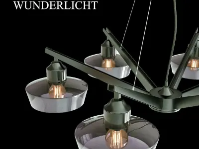 WUNDERLICHT yawov chandelier 3D model