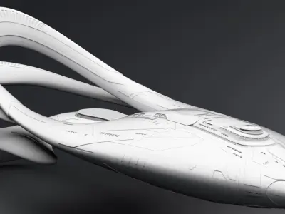 Orville Ship Scale model 3D print model