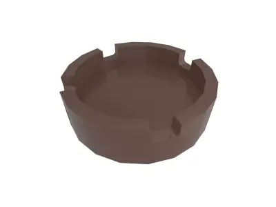 Ashtray v1 001 Low-poly 3D model