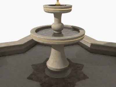 Fountain 09 3D model