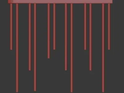 RHEA chandelier 3D model