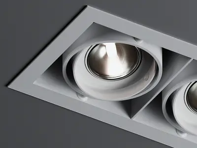 MINIGRID IN 2 50 Recessed Lamp by Delta Light 3D model