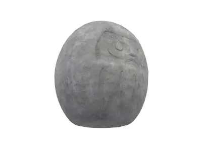 Bodhidharma Ornaments v1 002 Low-poly 3D model