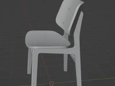 Chair wooden Free 3D model buy