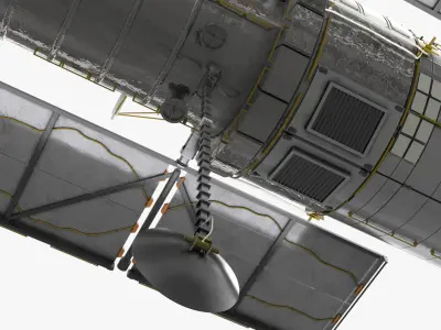  KH-11 Kennan Reconnaissance Satellite Silver 