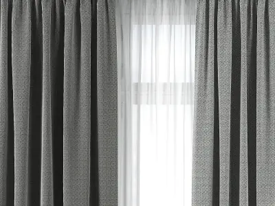 Curtain Set 291 3D model