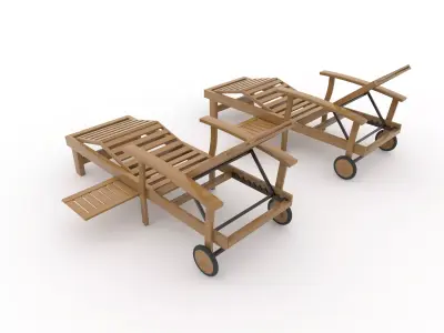 Sun Lounger 30 3D model