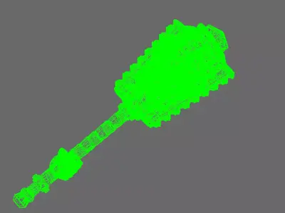 Cyber Samurai Greater Tetsubo LEFT 3D print model