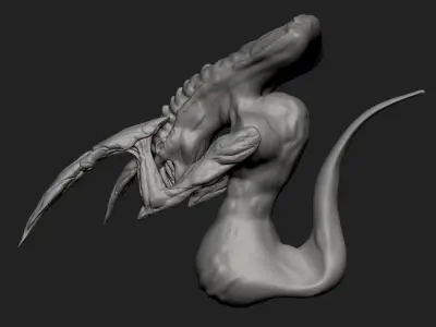 Alien Creature 3D print model