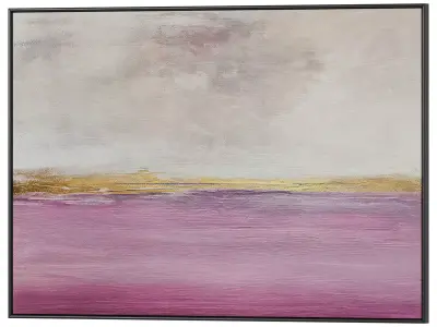 Set of 3 Abstract Paintings in Frames 3D model 7