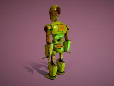Robo Dump Low-poly 3D model