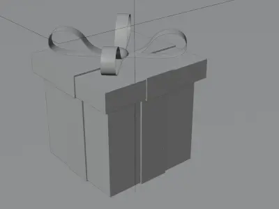 Gift 3D model 3D model