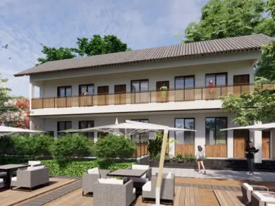 modern guesthouse design 3D model