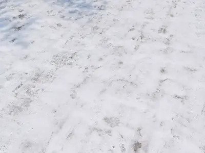 Ultra realistic Snow ground 4 2021 Hq Scan  3D model