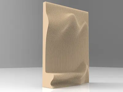 Parametric Wall Design Grasshopper Rhino AutoCAD Download 3D model