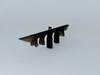 Roman Bridge of Alcantara Free 3D model