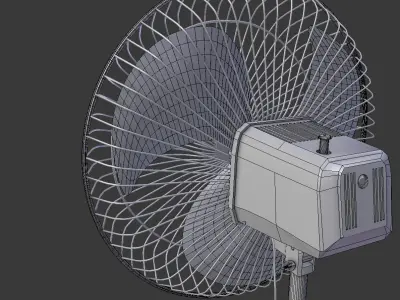 Standing  Fan  3D model