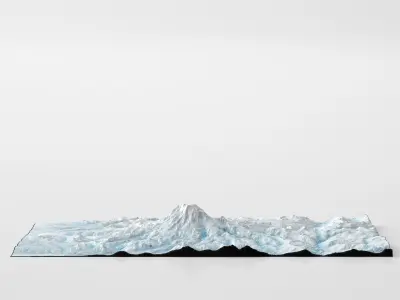 Ice Mountain 3D model