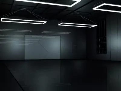 Futuristic Interior 3D model purchase