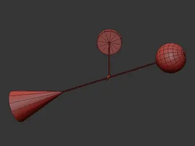 SPEAR PENDANT 3D model