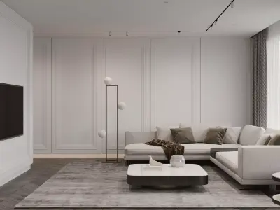 apartment interior scenes        3D model buy