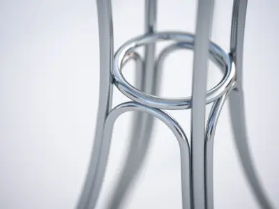 Minimalistic outdoor chairs 3D model