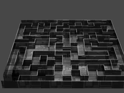 Sci fi Maze 3D model