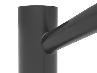 Street Fence - Arched Low-poly 3D model