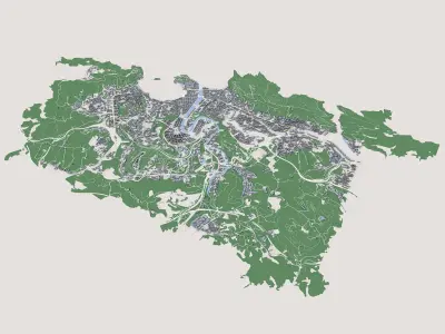San Sebastian City Spain 3D model