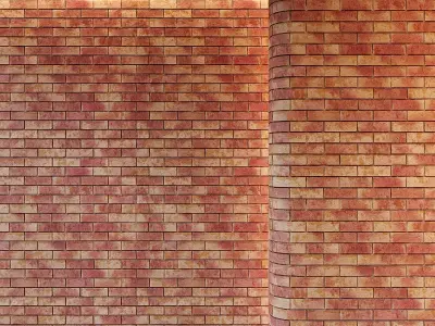 PBR Brick Material Texture