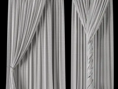Curtain modern 13 3D model