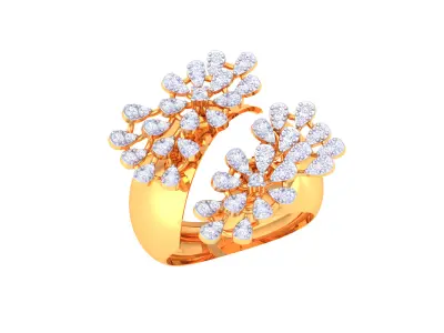  Women Ring MTL 3dm STL OBJ FBX Details 3D print model 66