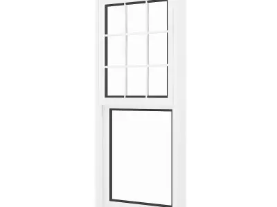 White Window 02 3D model