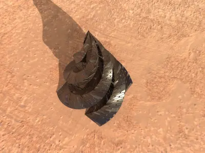 Pyramid Building Hex 3D model