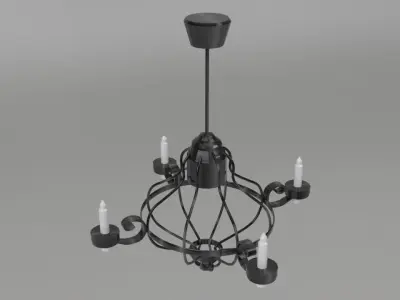 3D Chandelier Free 3D print model