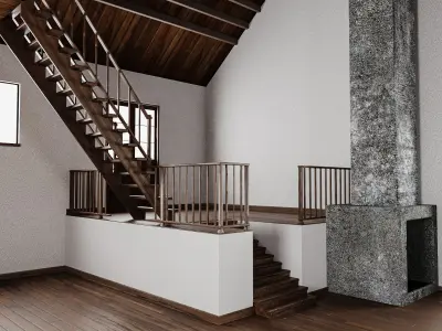 Village House 3D model