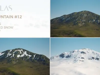 Atlas - 3D Rocky Mountain 12 3D model