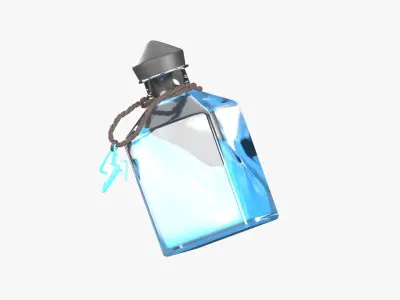 Lightning Spell 3D Illustration 3D model