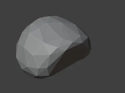 Low Poly Rock 15 Free low-poly 3D model