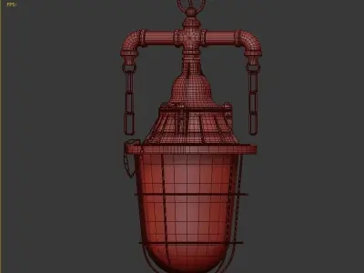 Hanging lamp LOFT HOUSE P-112 3D model